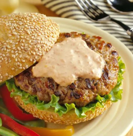 Spicy Asian Ground Pork Burgers